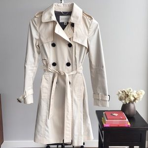 Cream Colored Trench